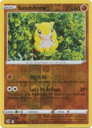 Fusion Strike Sandshrew #131/264 reverse holo